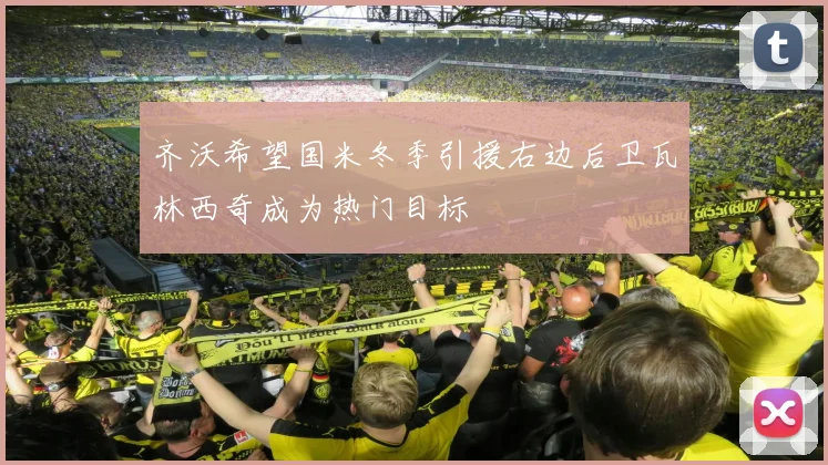 齐沃希望国米冬季引援右边后卫瓦林西奇成为热门目标